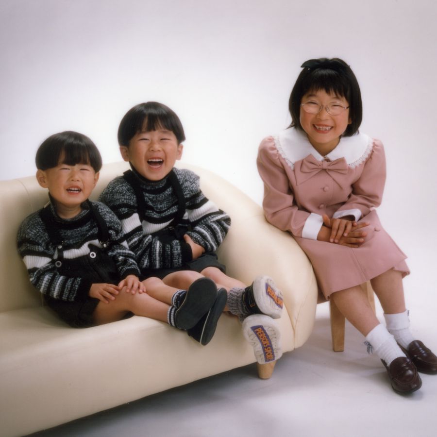 2000年3人姉弟写しお姉ちゃん入学記念