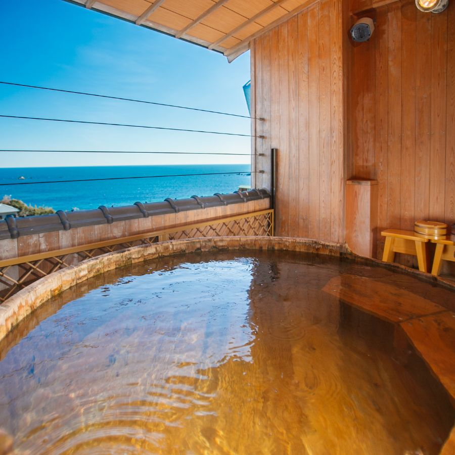 海が見える露天風呂