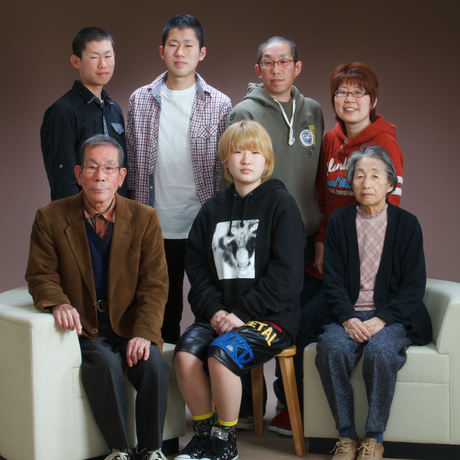 7人家族写真