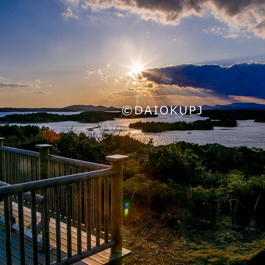 三重県志摩市の夕景